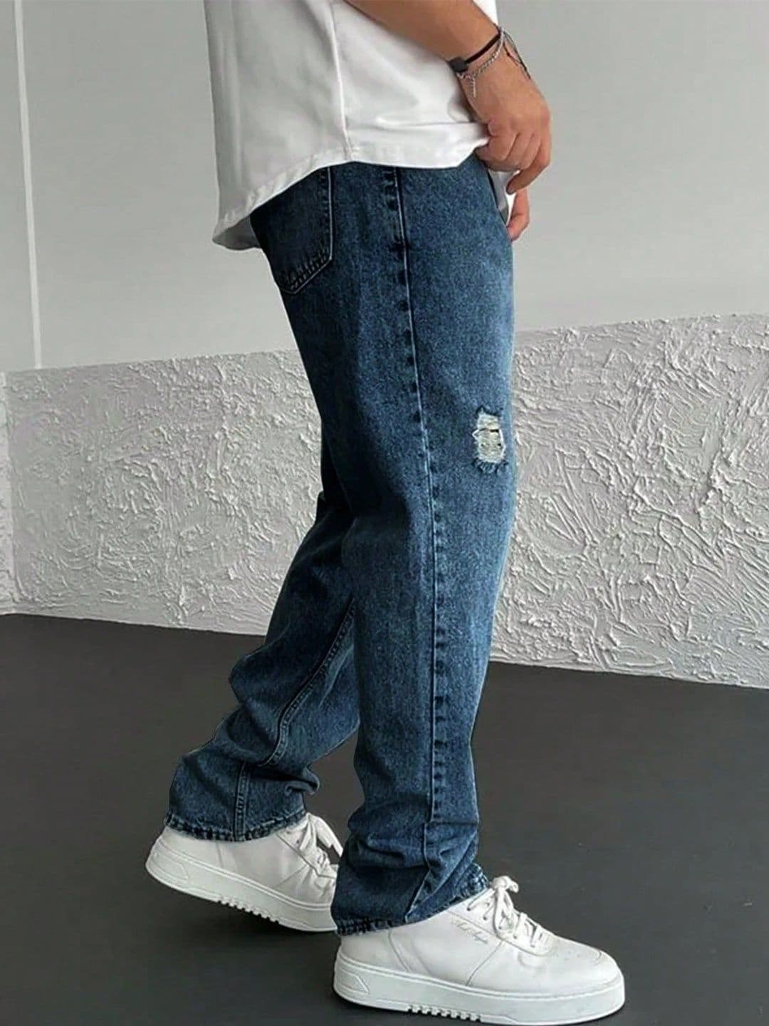 Encrypt Men Regular Fit High-Rise Mildly Distressed Jeans - view 1