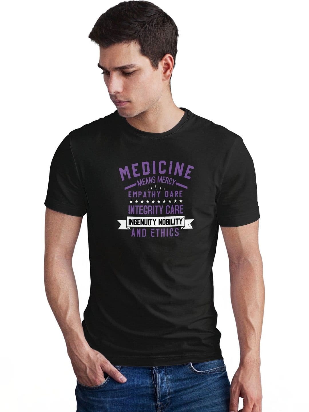 Seekbuylove Men Typography Printed Bio Finish T-shirt - view 1