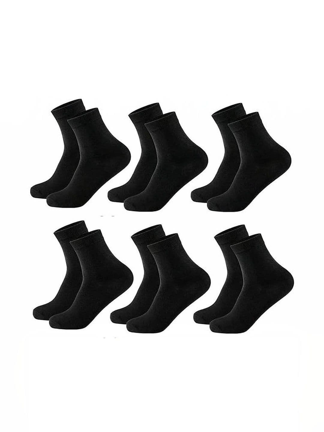 SOKSI Men Pack of 6 Cotton Assorted Ankle Length Socks - view 1