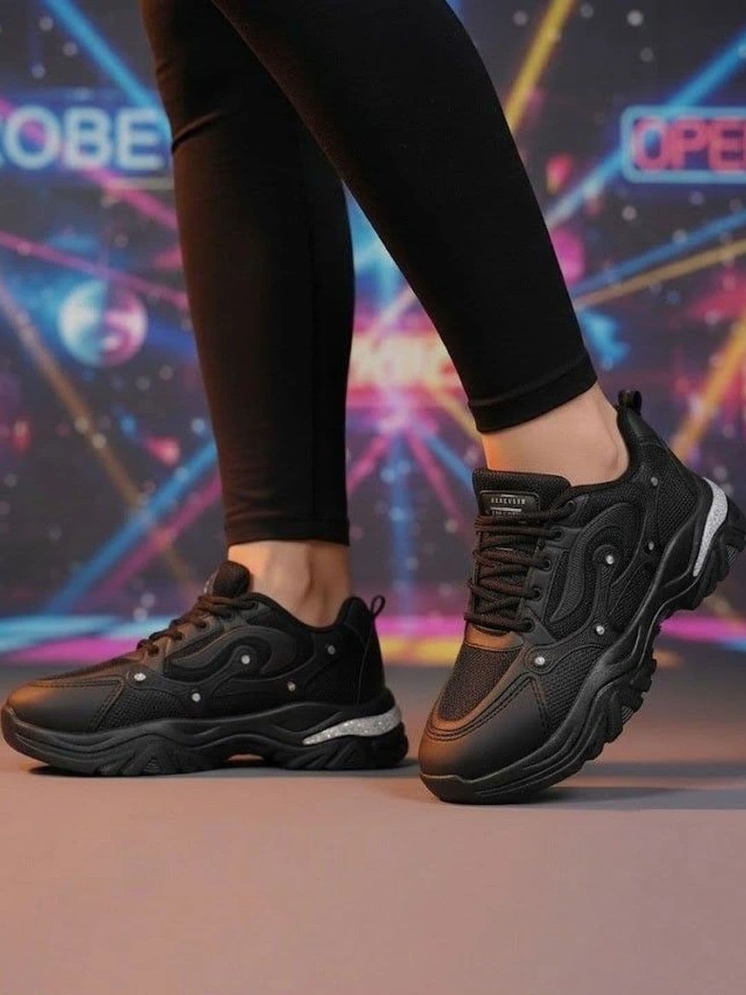 Hsquare Women Mesh Training or Gym Non-Marking Shoes - view 1