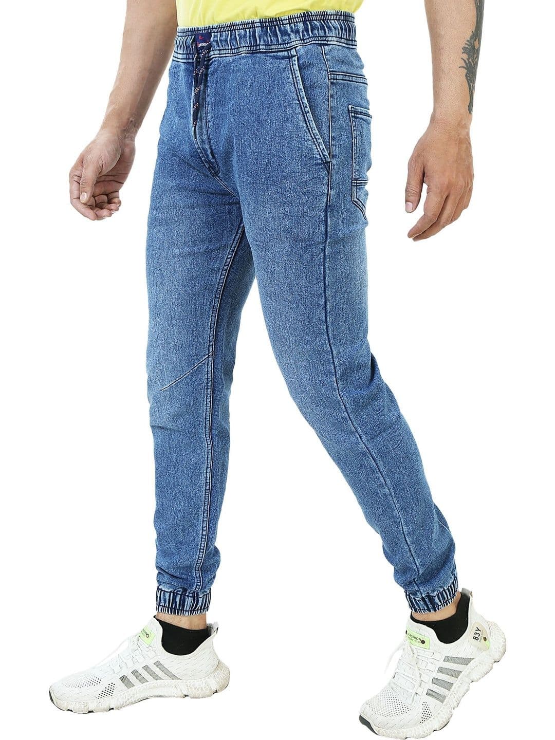 Plounge Men Jogger Mid-Rise Stretchable Jeans - view 1