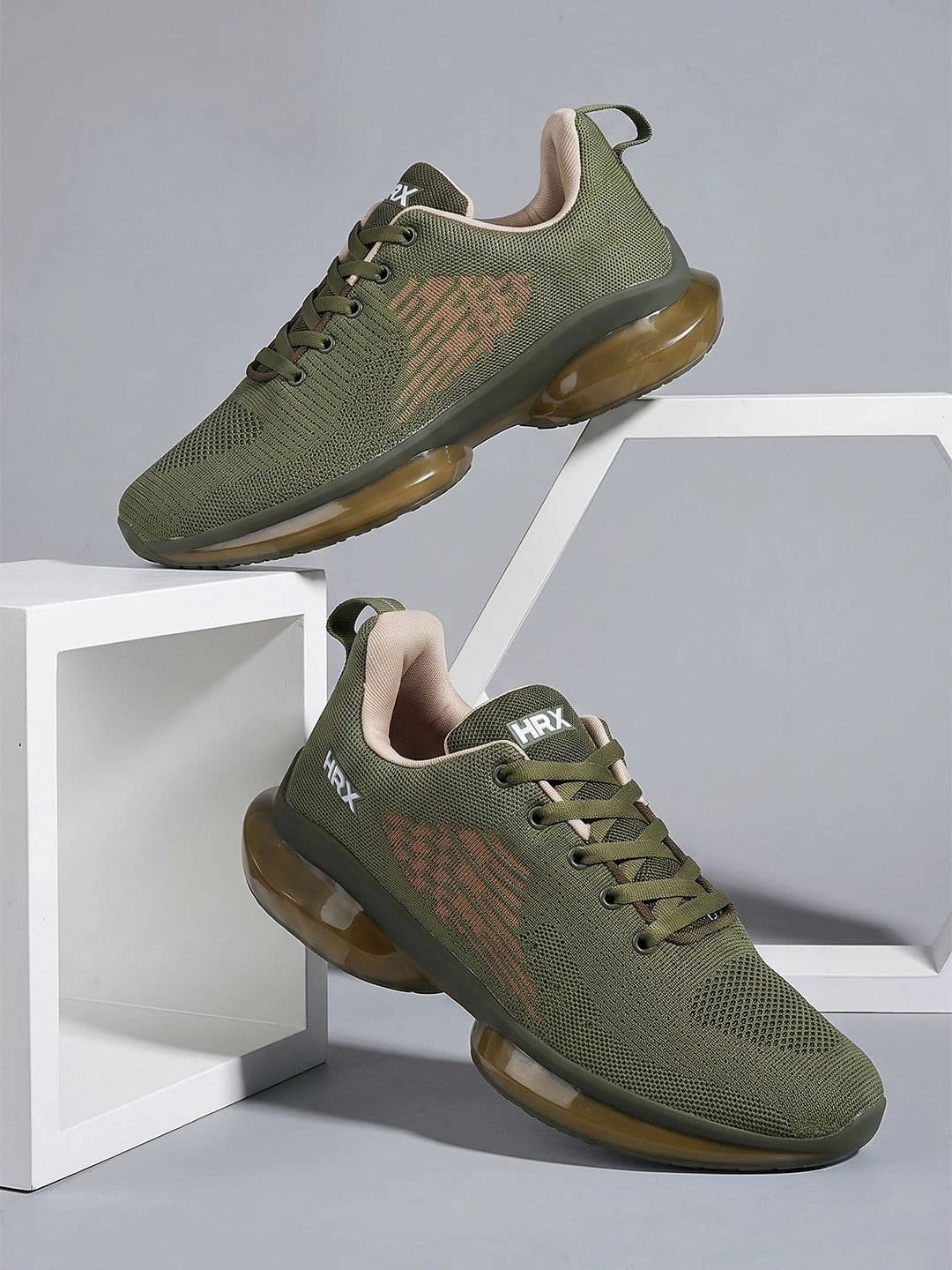 HRX by Hrithik Roshan Men Textile Running Shoes - view 1