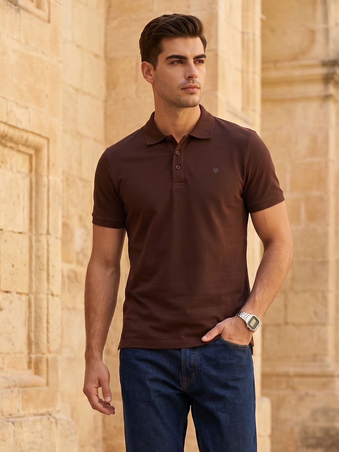 INVICTUS Men Polo Collar T-shirt - view 1