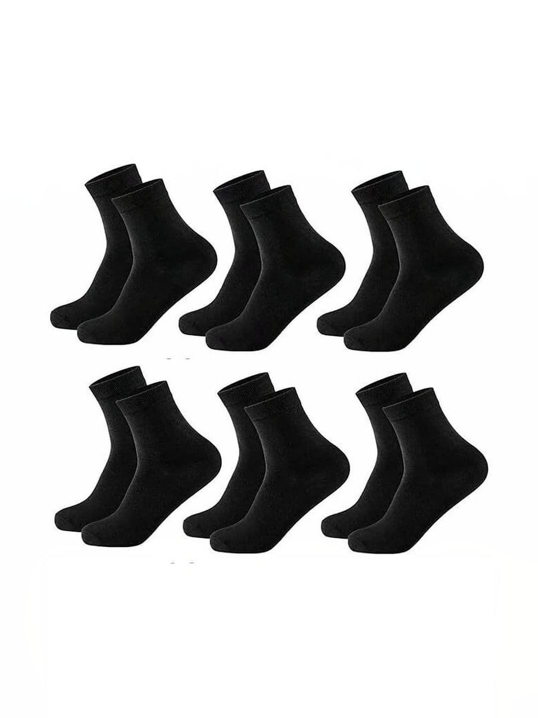 SOKSI Men Pack of 6 Cotton Assorted Ankle Length Socks - view 1