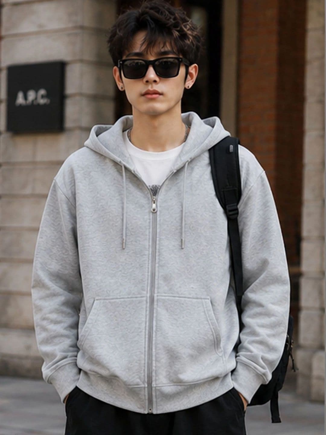 StyleCast Men Open Front Jacket - view 1