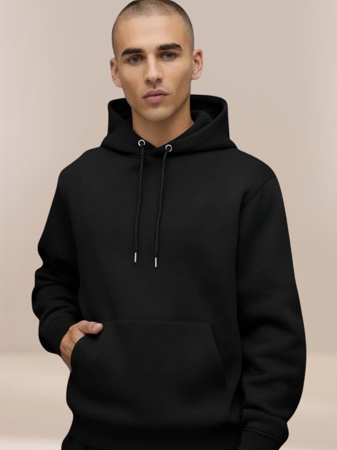 R.Code by The Roadster Life Co. Men Hooded Sweatshirt - view 1