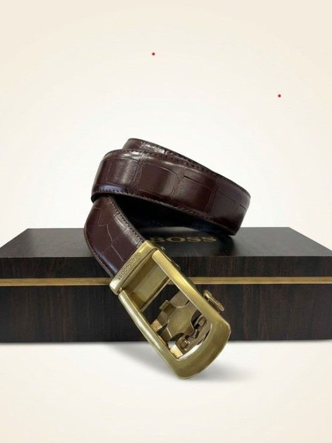 Calvadoss Men Textured PU Formal Belt - view 1