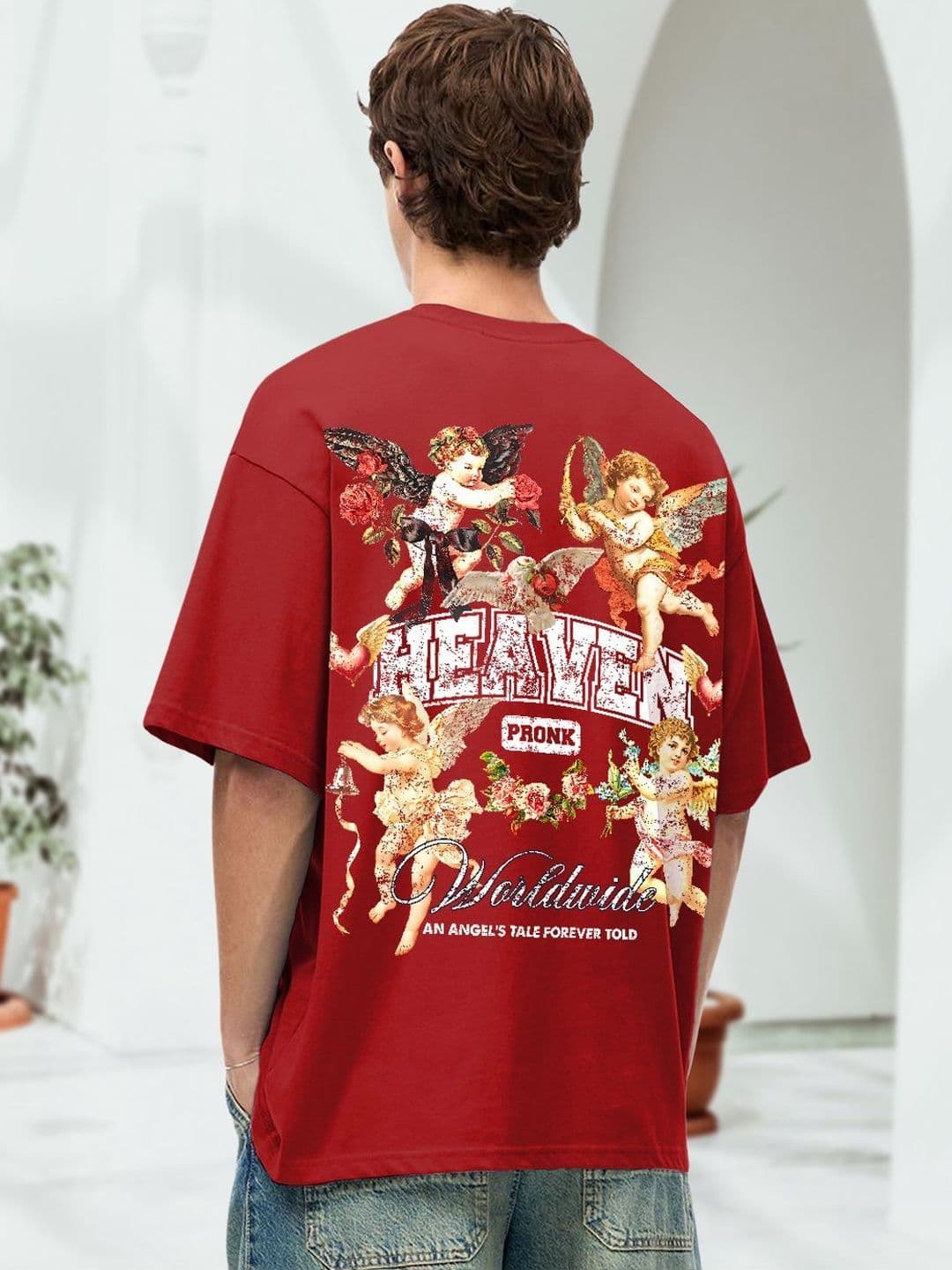 PRONK Men Drop-Shoulder Sleeves T-shirt - view 1