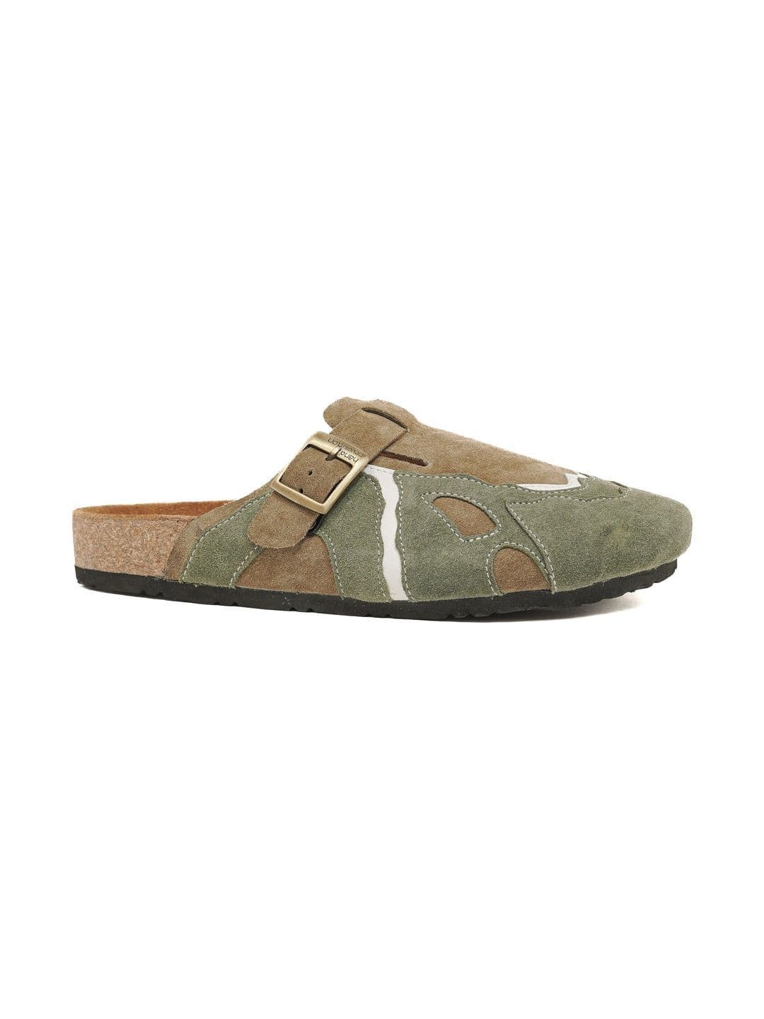 HAND REVOLUTION Men Leather Clogs Sandals - view 1