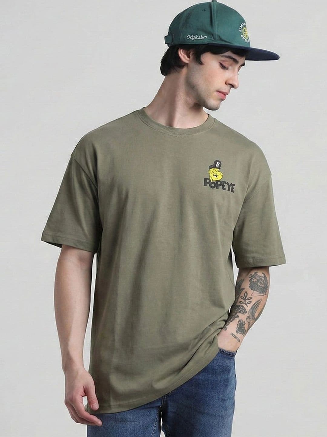 BAESD Men Popeye Printed T-shirt - view 1