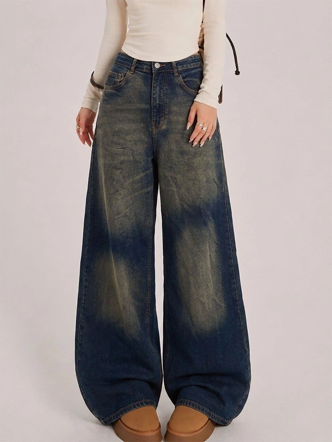 Stylecast X Kotty Women Regular Fit High-Rise Low Distress Stretchable Jeans - view 1