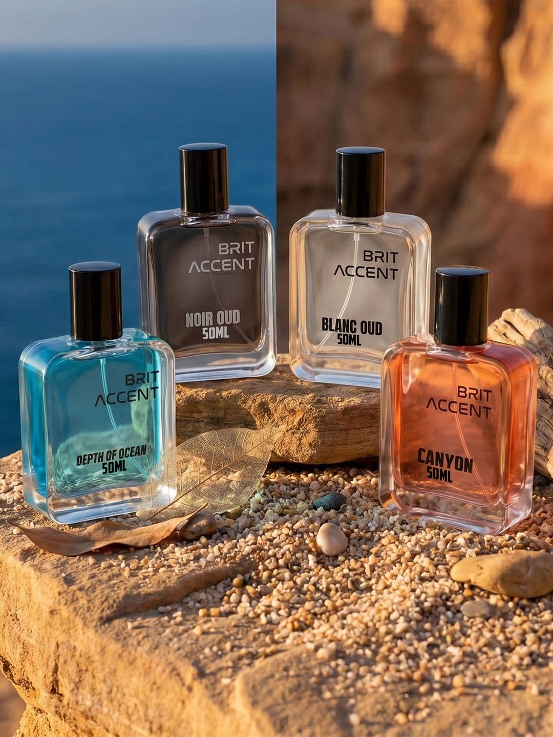 BRIT ACCENT Set Of 4 Long Lasting Eau de Toilette - 50 ml Each - view 1