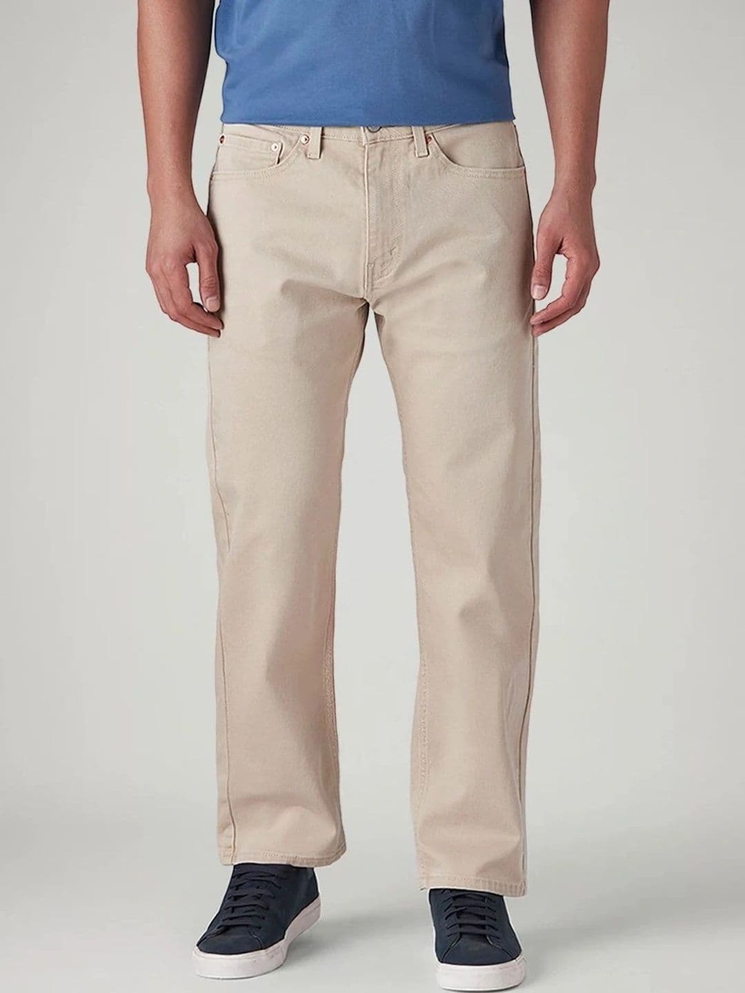 Levis Men Classic Straight Fit Mid-Rise Stretchable Jeans - view 1