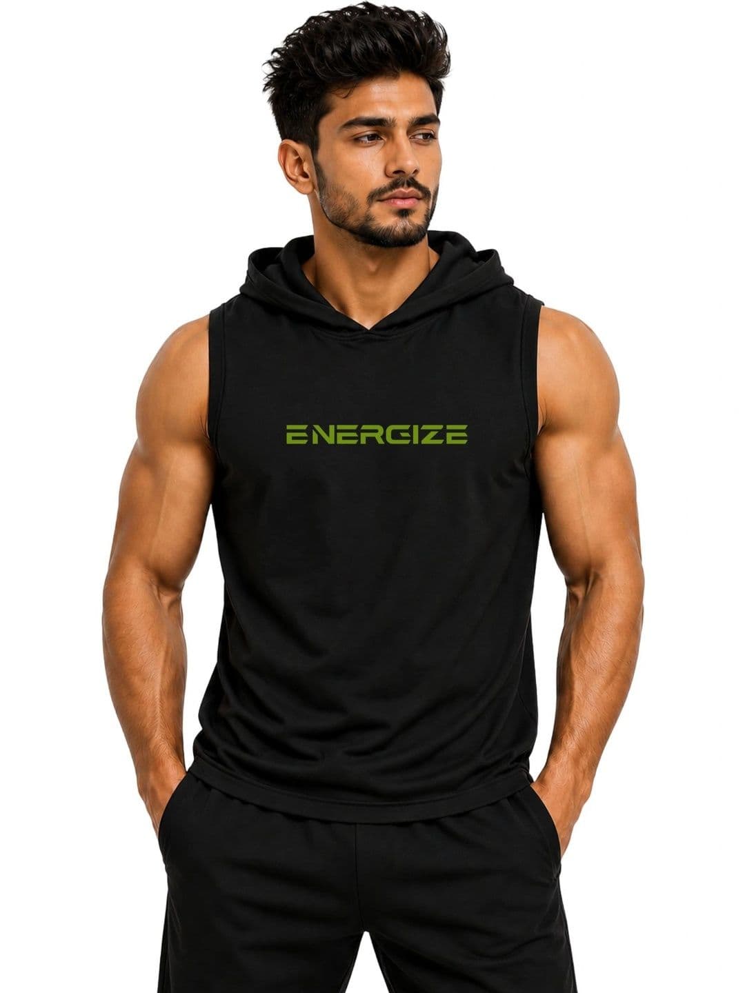 3Colors Printed Gym Vest - view 1