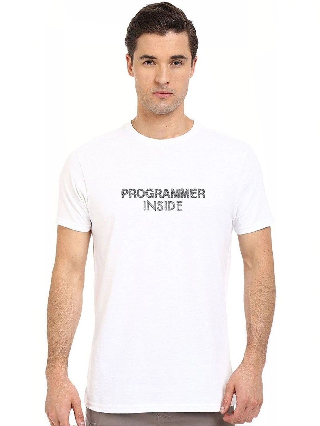 Double F Men Typography Printed Cotton T-shirt - view 1
