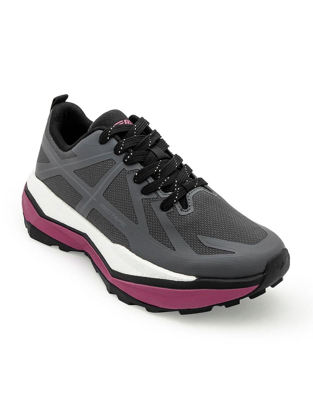 Red Tape Sports Shoes for Women in Grey Pink | Sports Shoes - view 1
