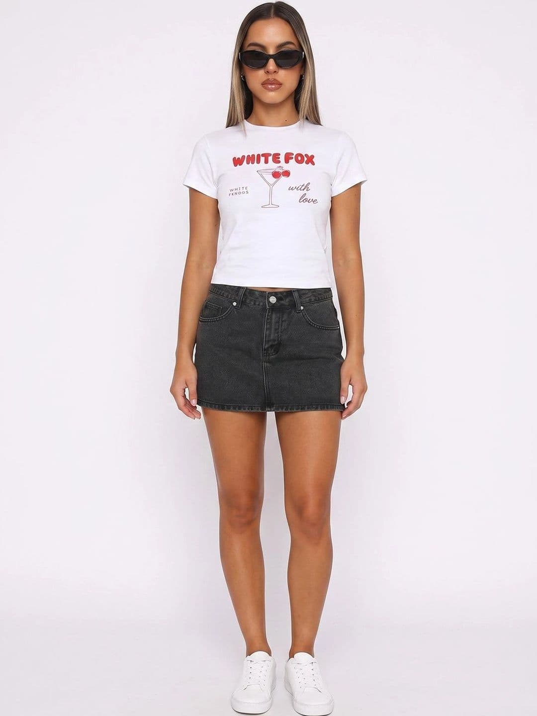 StyleCast x Revolte Women Mini Straight Skirt - view 1