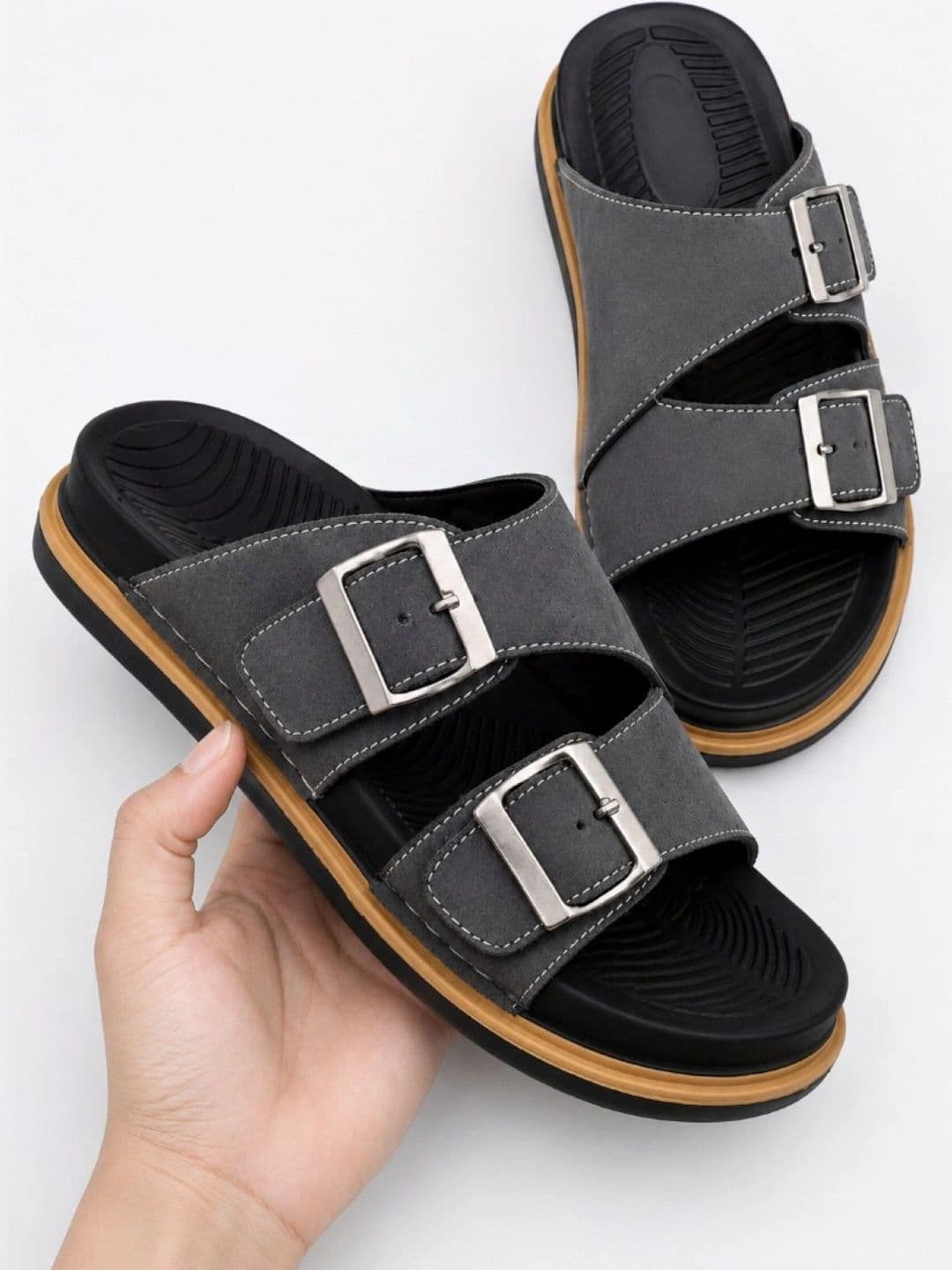 Killer Men Suede Comfort Sandals - view 1