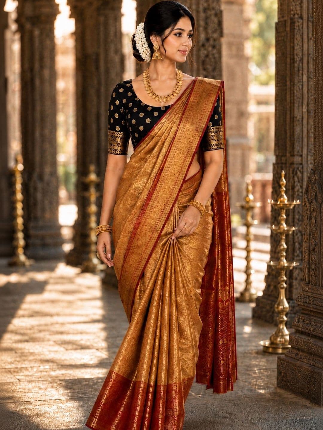 PU Fashion Stylish Blouse for Women Party Wear Saree Blouse Border Print Designer Readymade Stretchable Blouse Latest Ethnic Wear - view 1