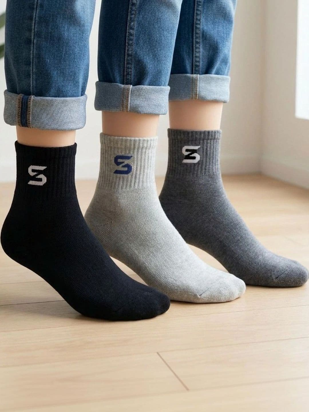 sakyastars Men Pack of 6 Above Ankle Socks - view 1