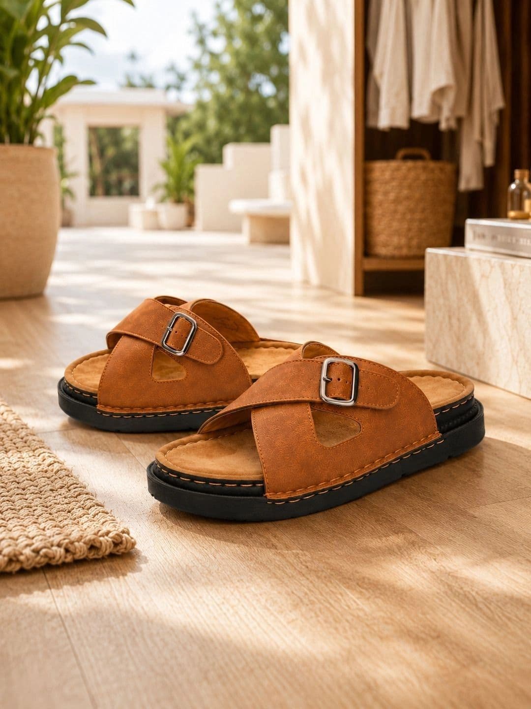 Killer Men Suede Comfort Sandals - view 1