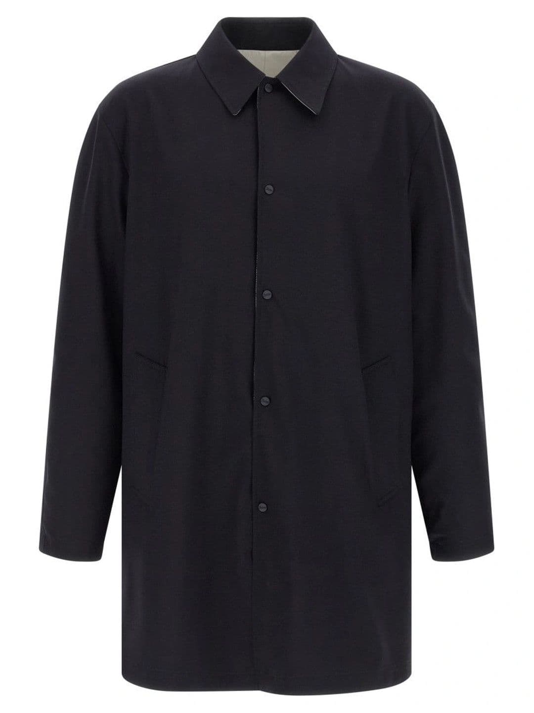 Herno Black Solid Reversible Jacket - view 1