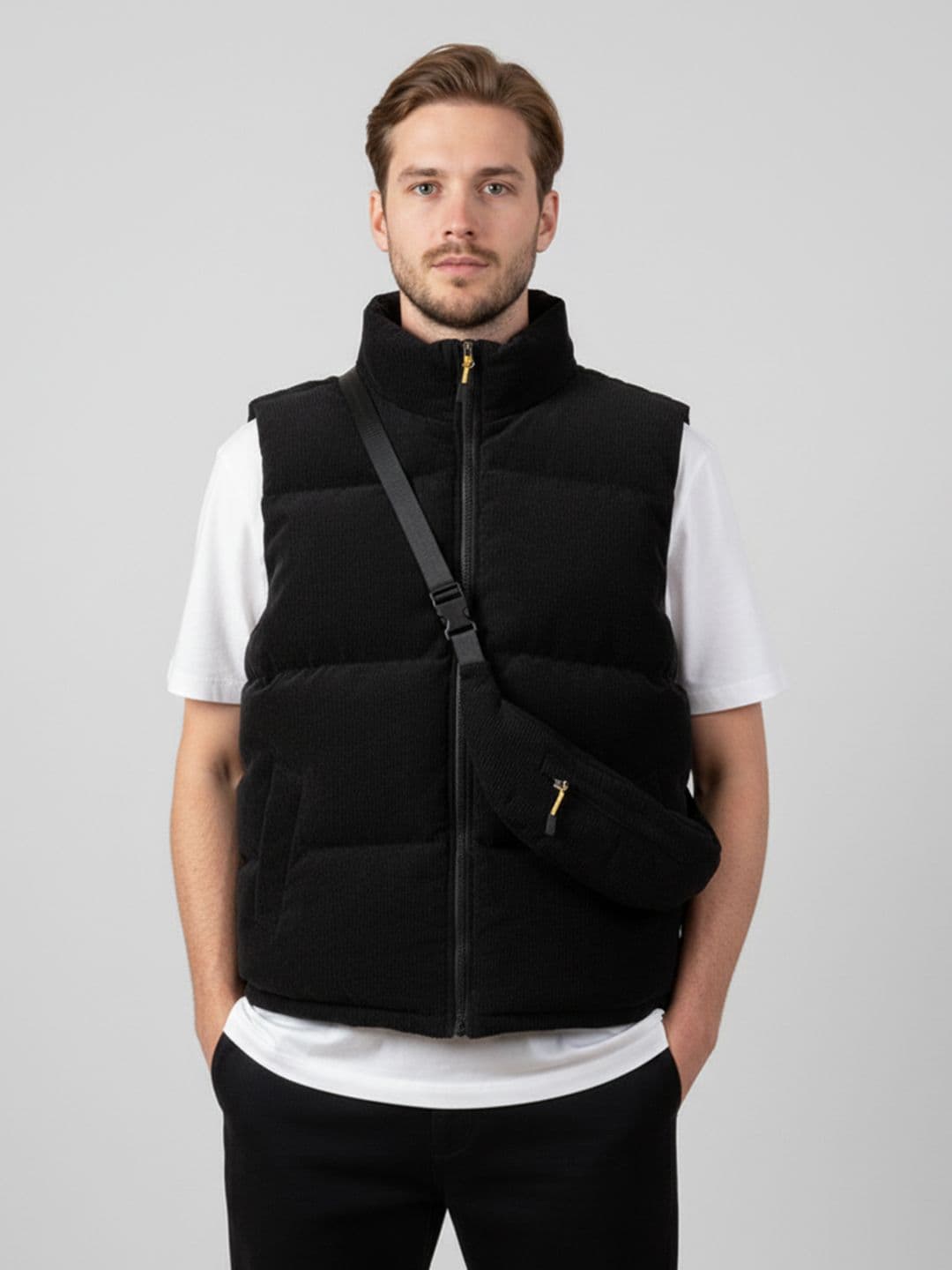 Mast & Harbour Men Sleeveless Gilet Jacket - view 1