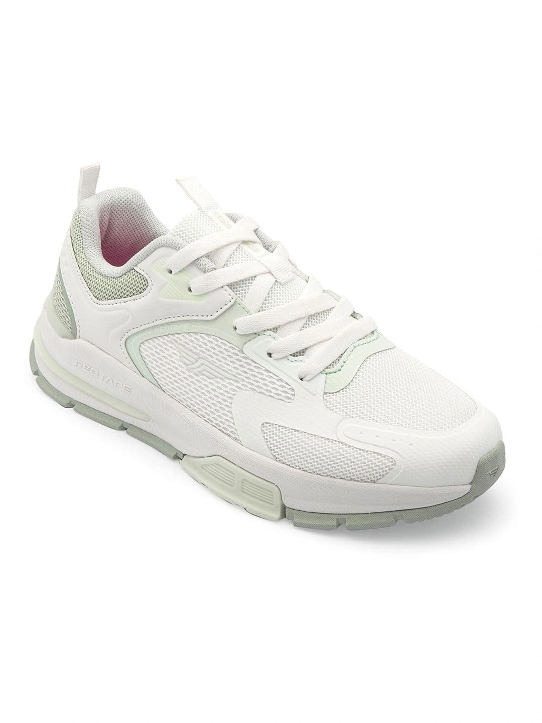 Red Tape Sports Shoes for Women in White Green | Sports Shoes - view 1