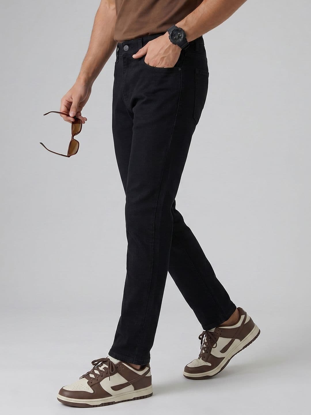 SPYKAR Men Kano Slim Fit Mid-Rise Jeans - view 1