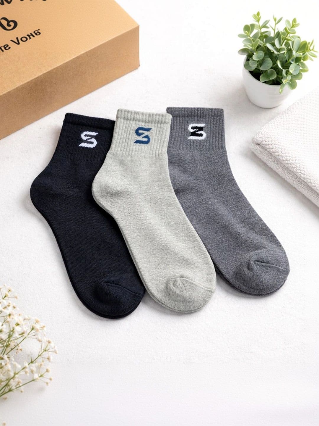 sakyastars Men Pack of 3 Above Ankle Socks - view 1