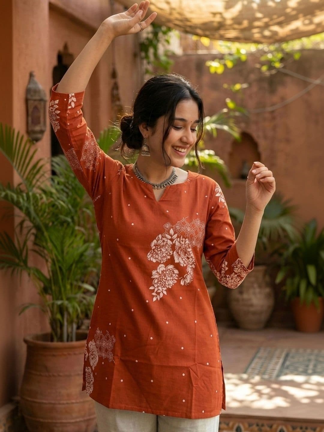 Zyla Short Kurta Printed - view 1