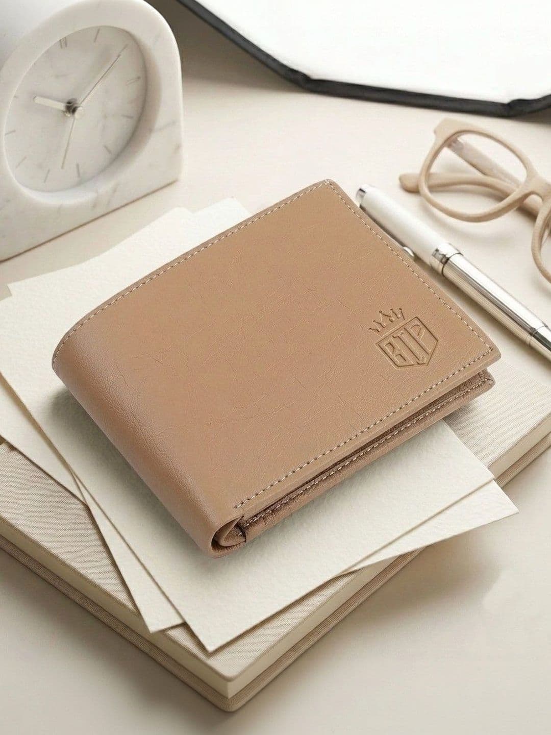 BIF Men Textured PU Two Fold Wallet - view 1
