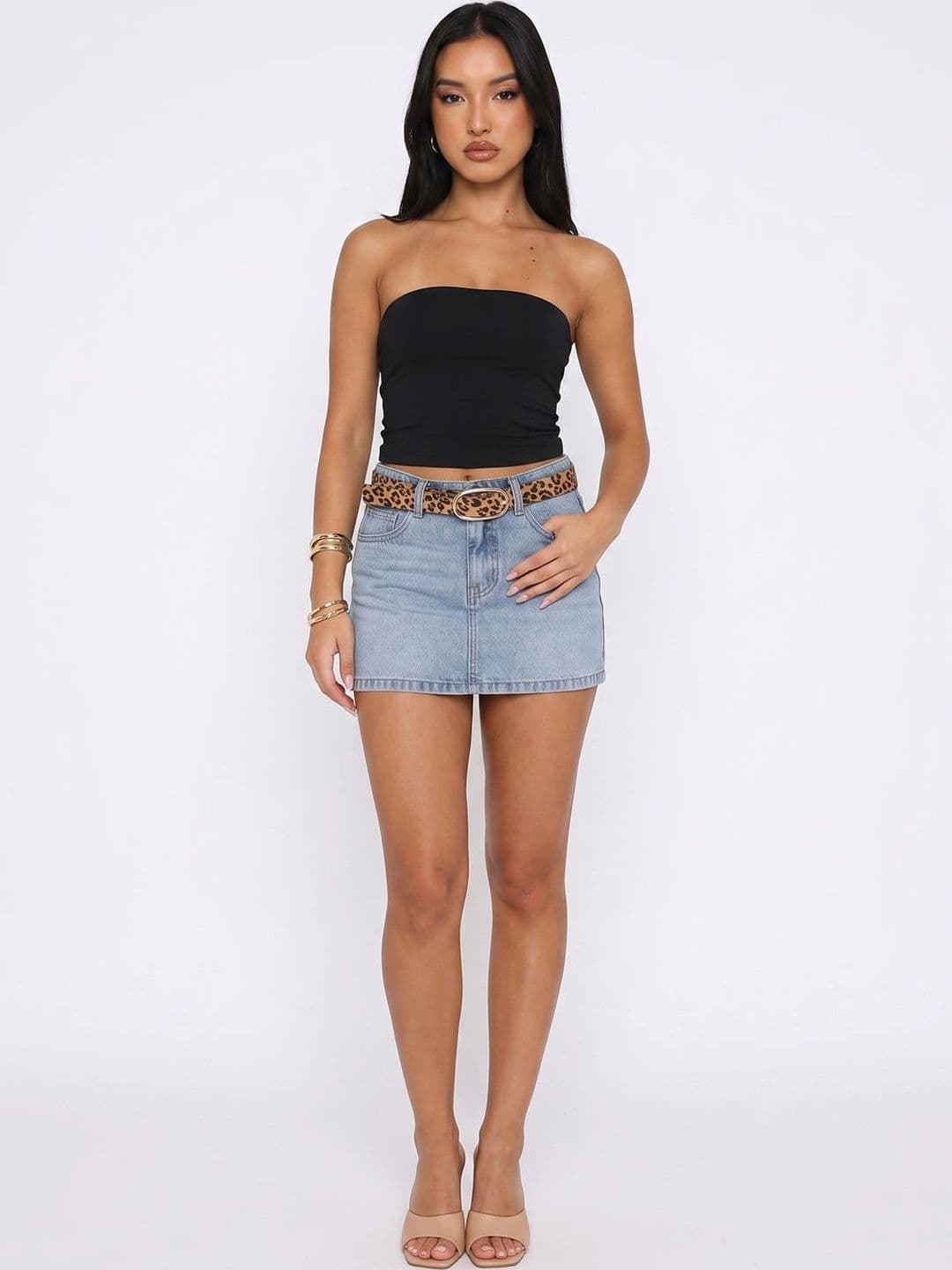 StyleCast x Revolte Women Mini Straight Skirt - view 1
