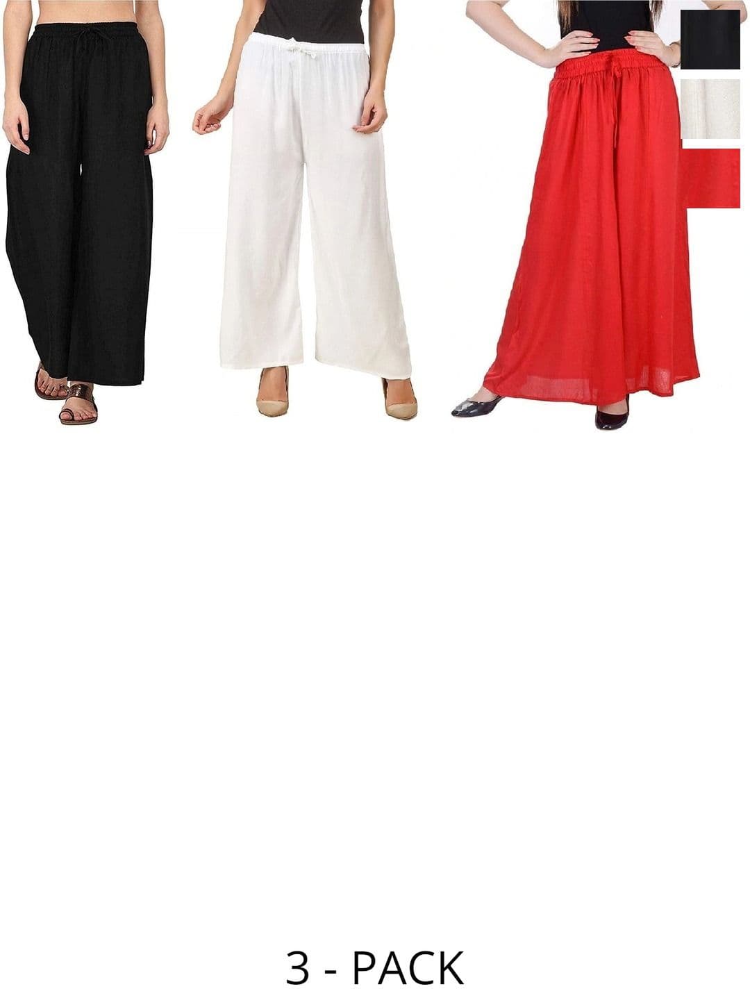 PINOVO Women 3 Flared Palazzos - view 1