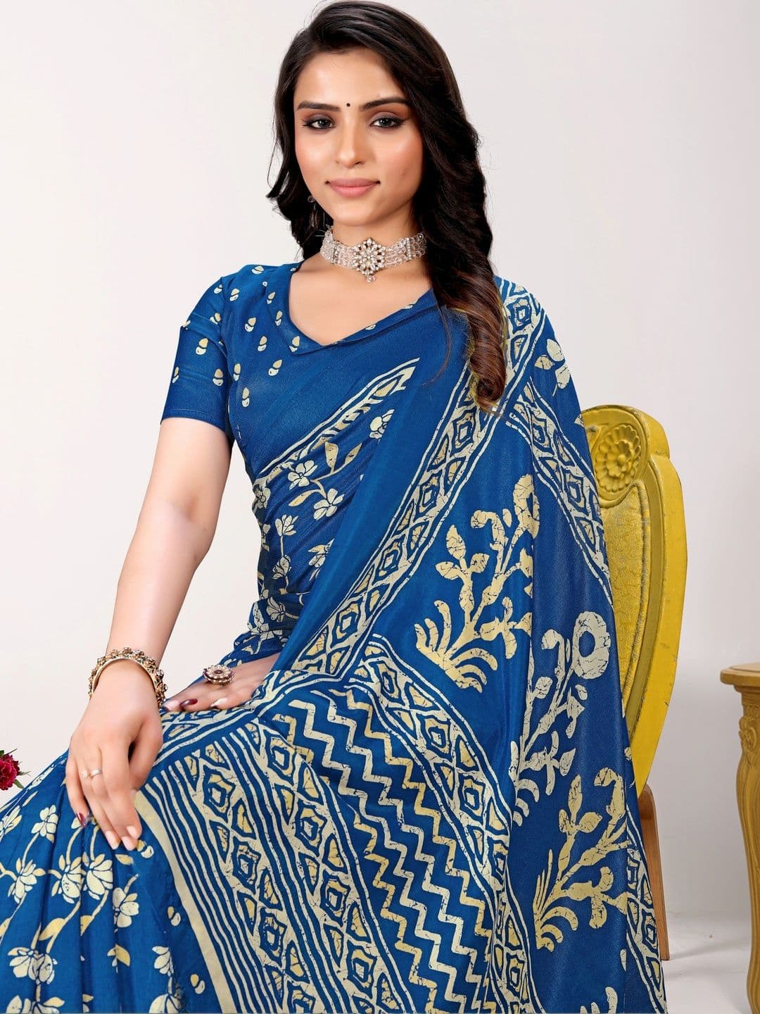 Novus Knitting Saree - view 1