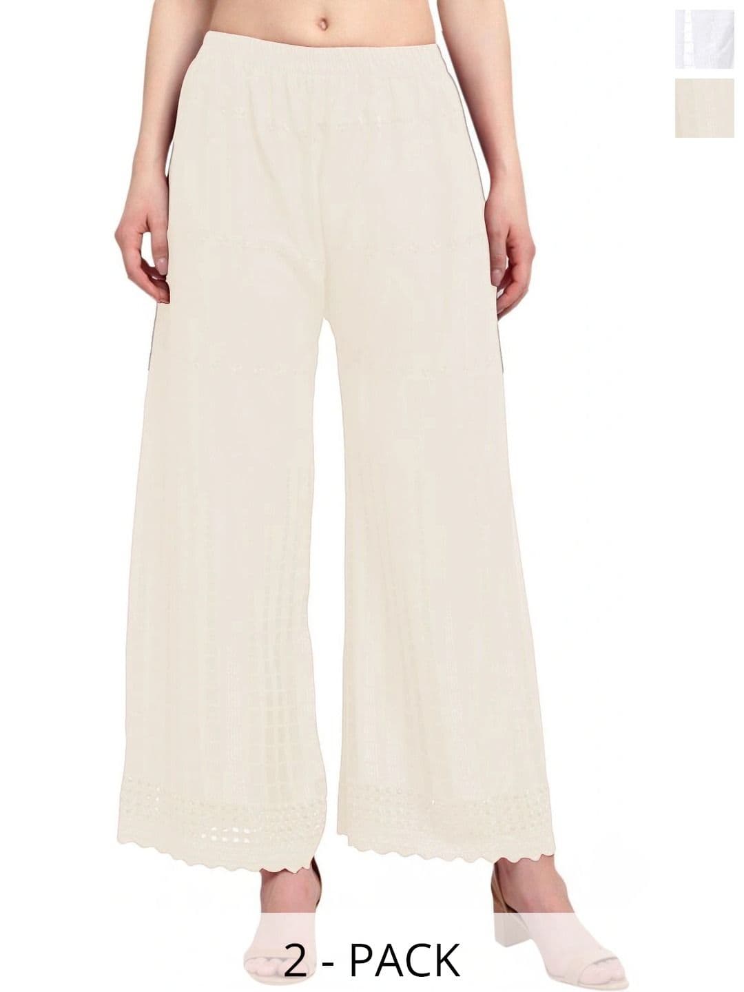 PINOVO Pack Of 2 Flared Palazzos - view 1