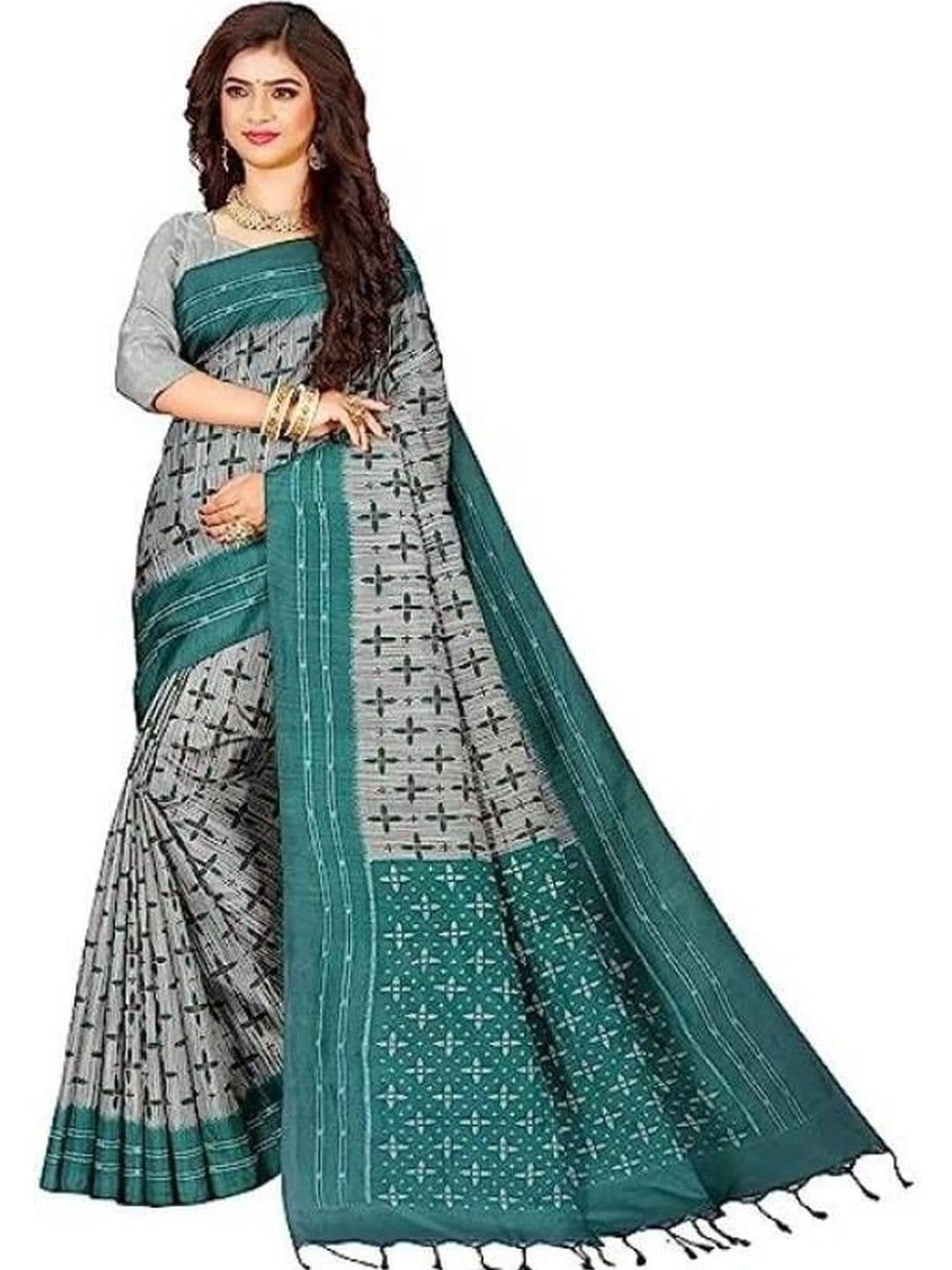 SHREE HARI HANDLOOM SAREE Pure Cotton Sambalpuri Saree - view 1