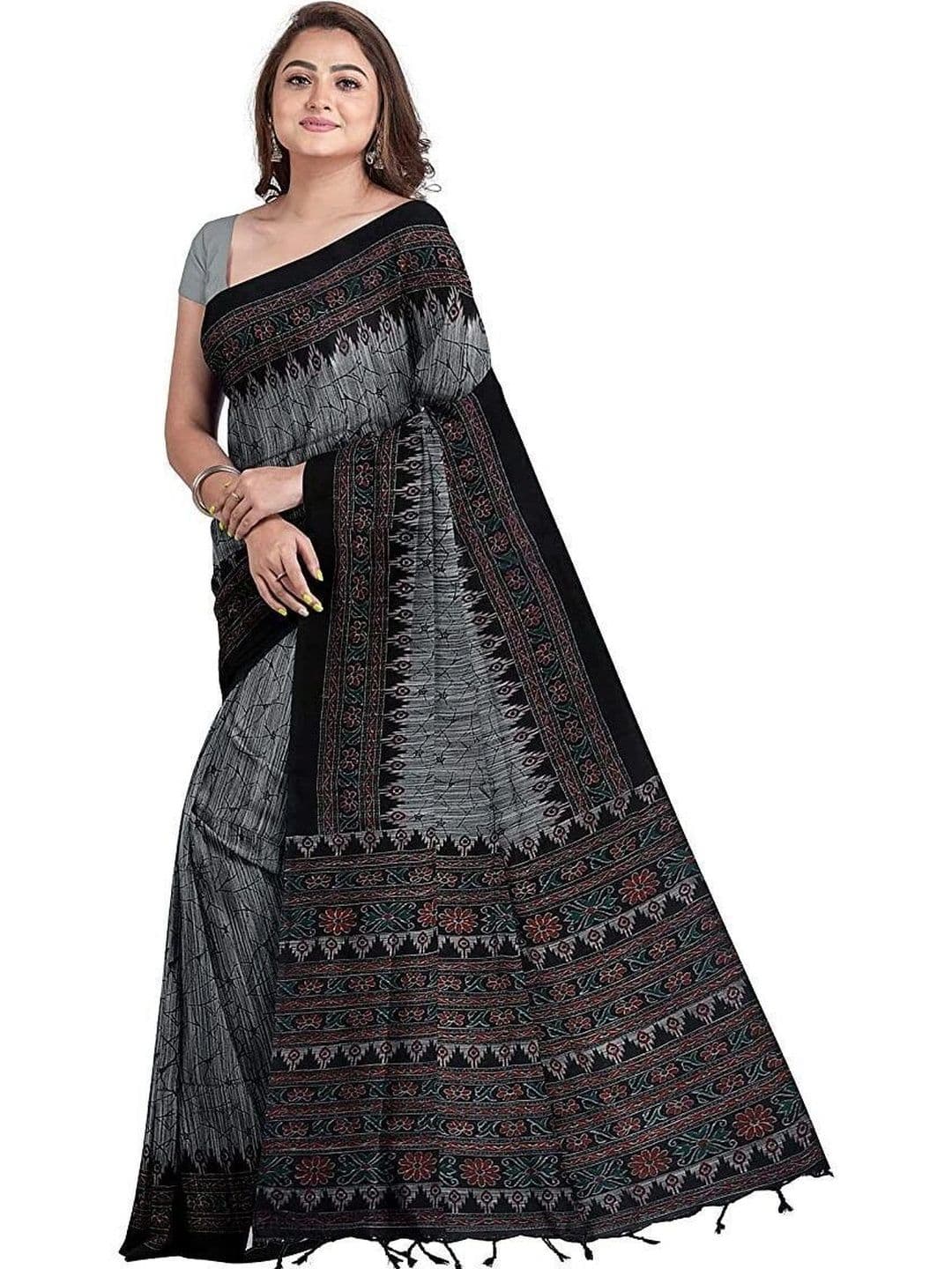 SHREE HARI HANDLOOM SAREE Pure Cotton Sambalpuri Saree - view 1