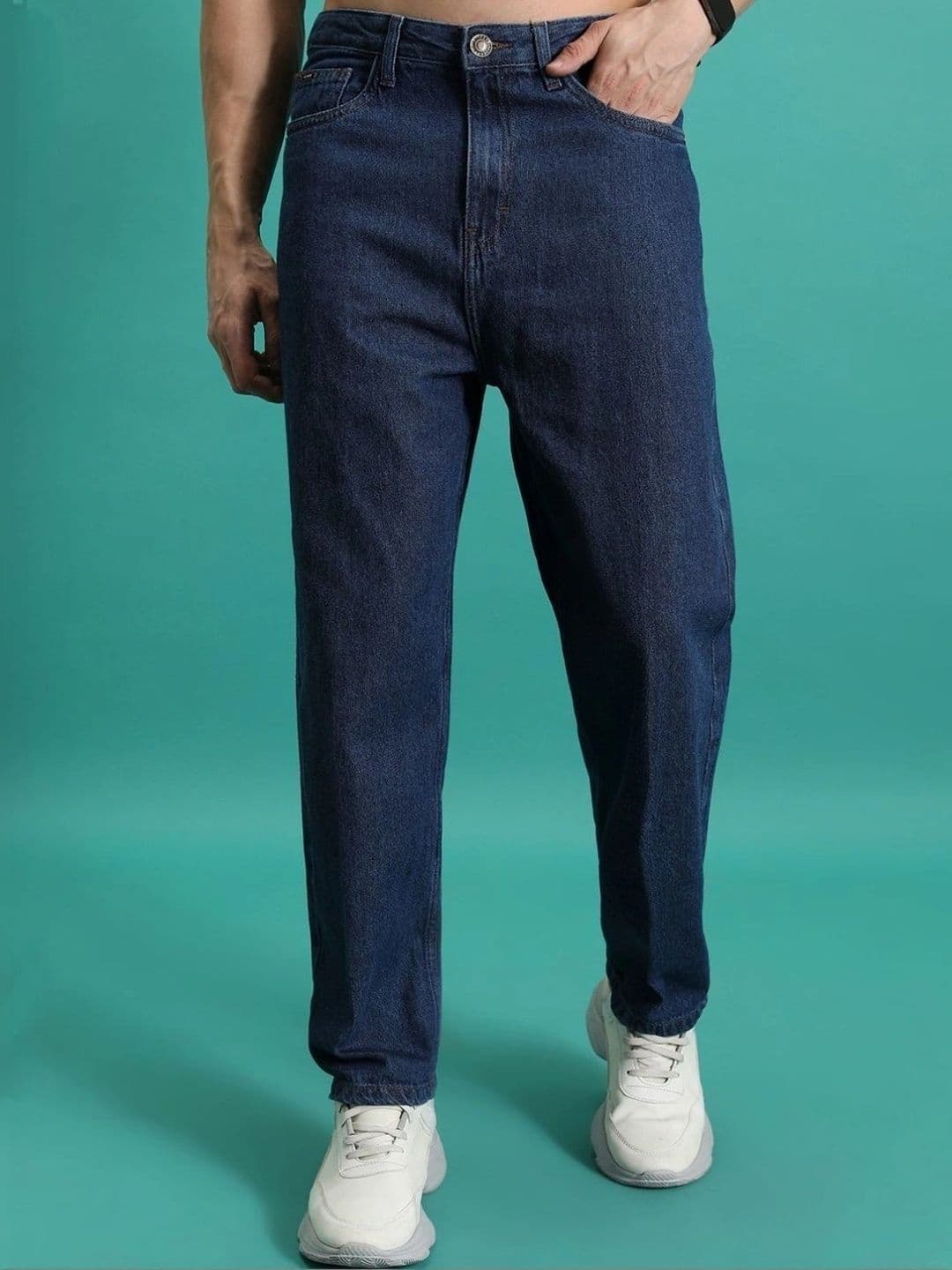 Podge Men Relaxed Fit Mid-Rise Stretchable Jeans - view 1