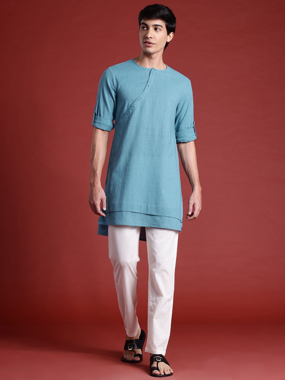 Anouk Pure Cotton Straight Kurta - view 1