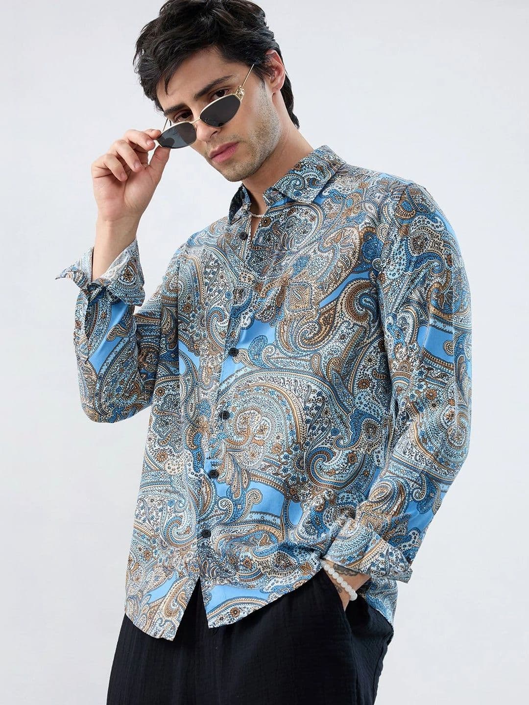 VASTRADO Men Classic Slim Fit Printed Casual Shirt - view 1