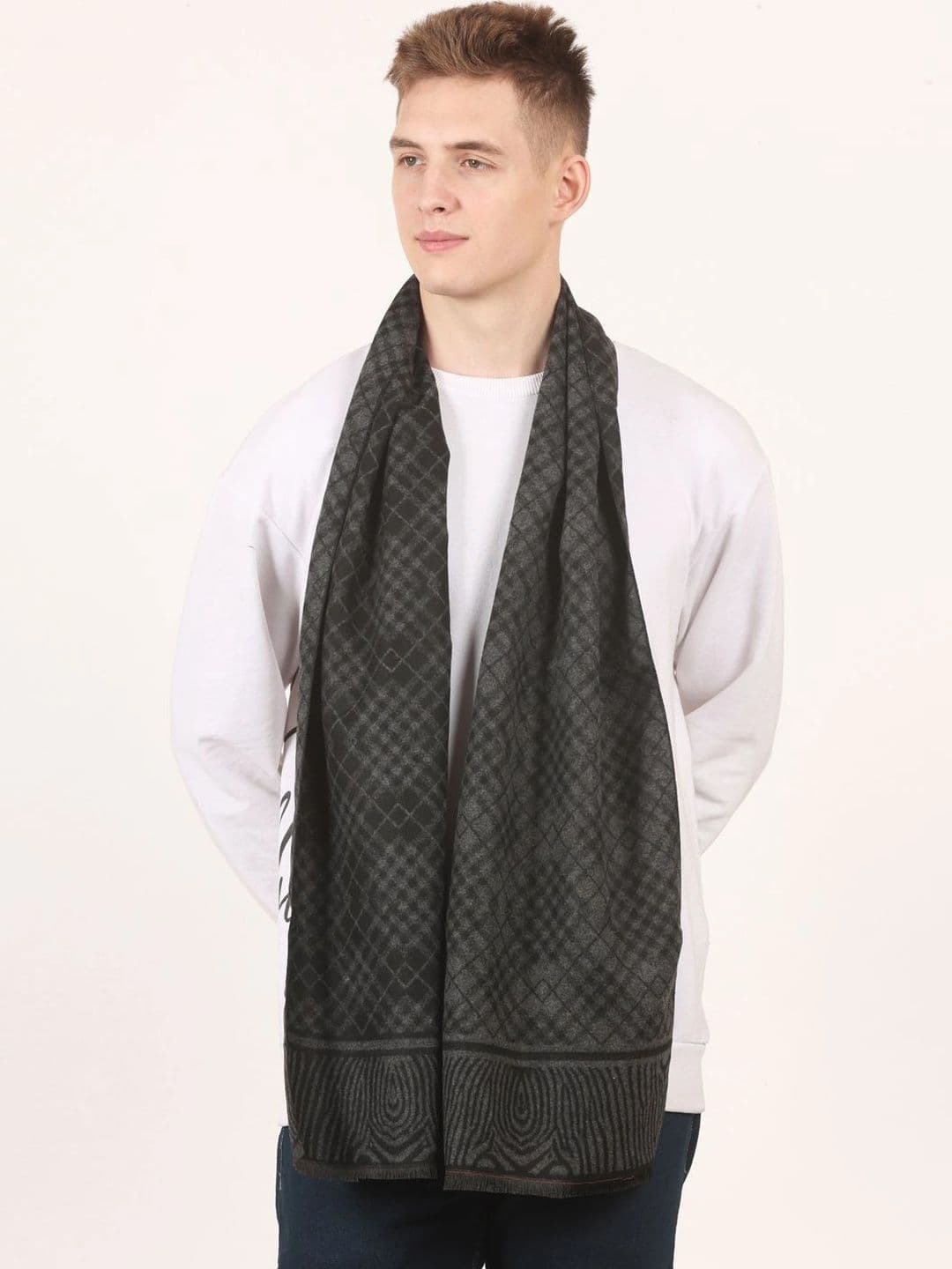 Bizarro.in Unisex Checked Acrylic Mufflers - view 1