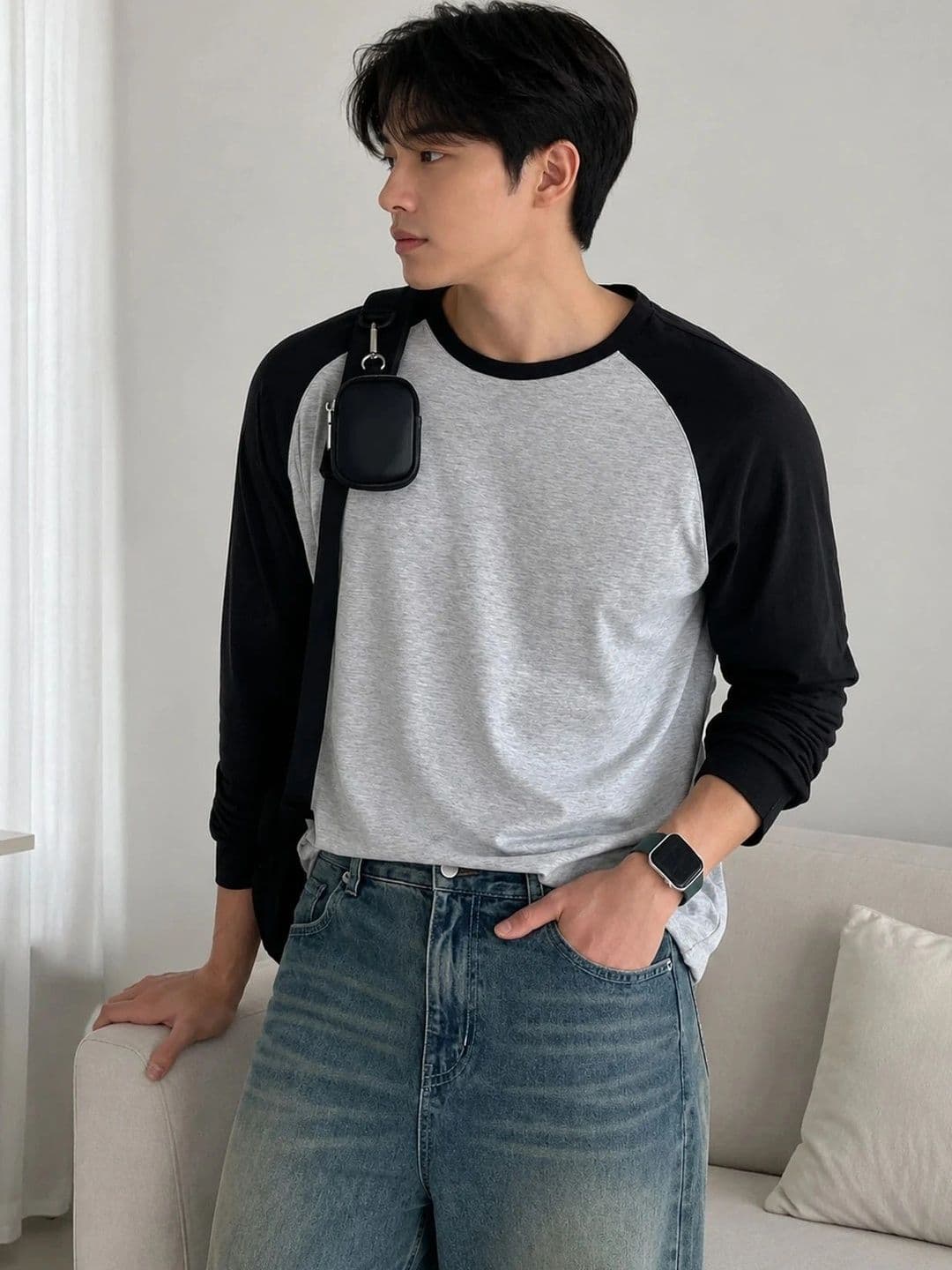 R Cube Men Colourblocked T-shirt - view 1