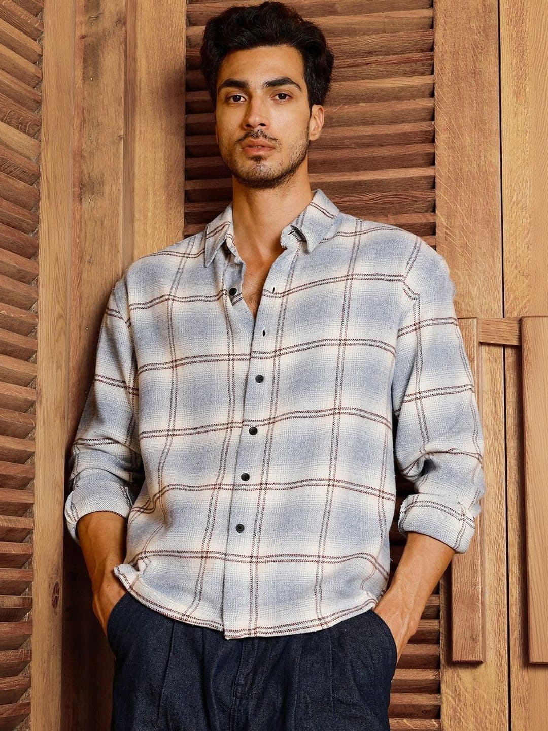 CAHOOT Men Relaxed Checked Casual Shirt - view 1