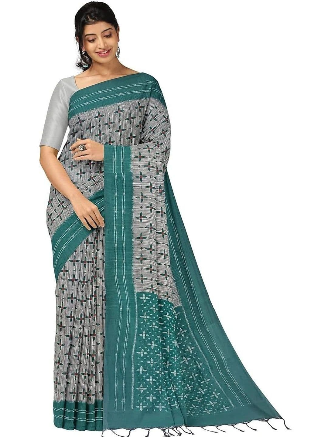 SHREE HARI HANDLOOM SAREE Pure Cotton Sambalpuri Saree - view 1