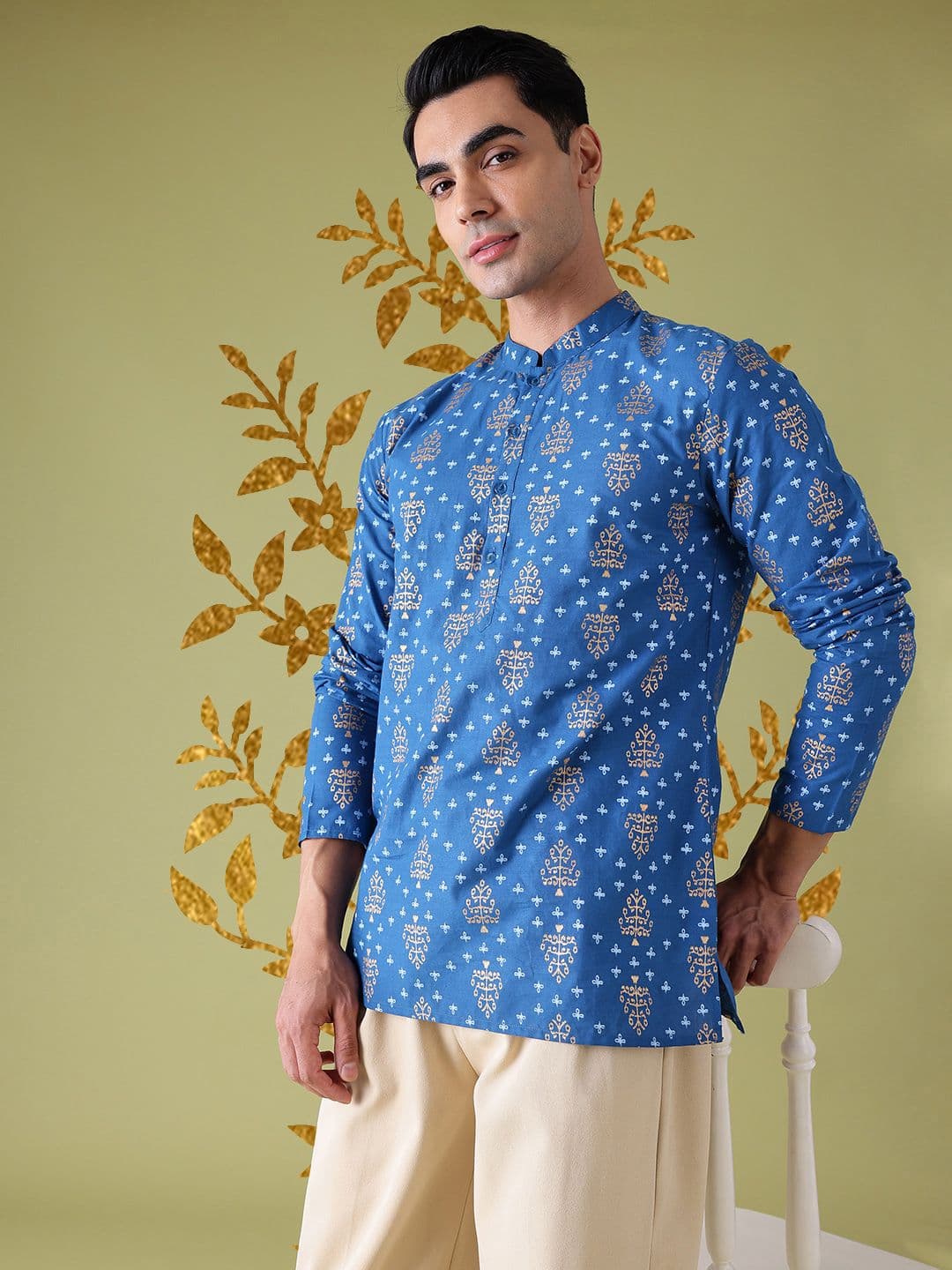 Anouk Ethnic Motifs Printed Kurta - view 1