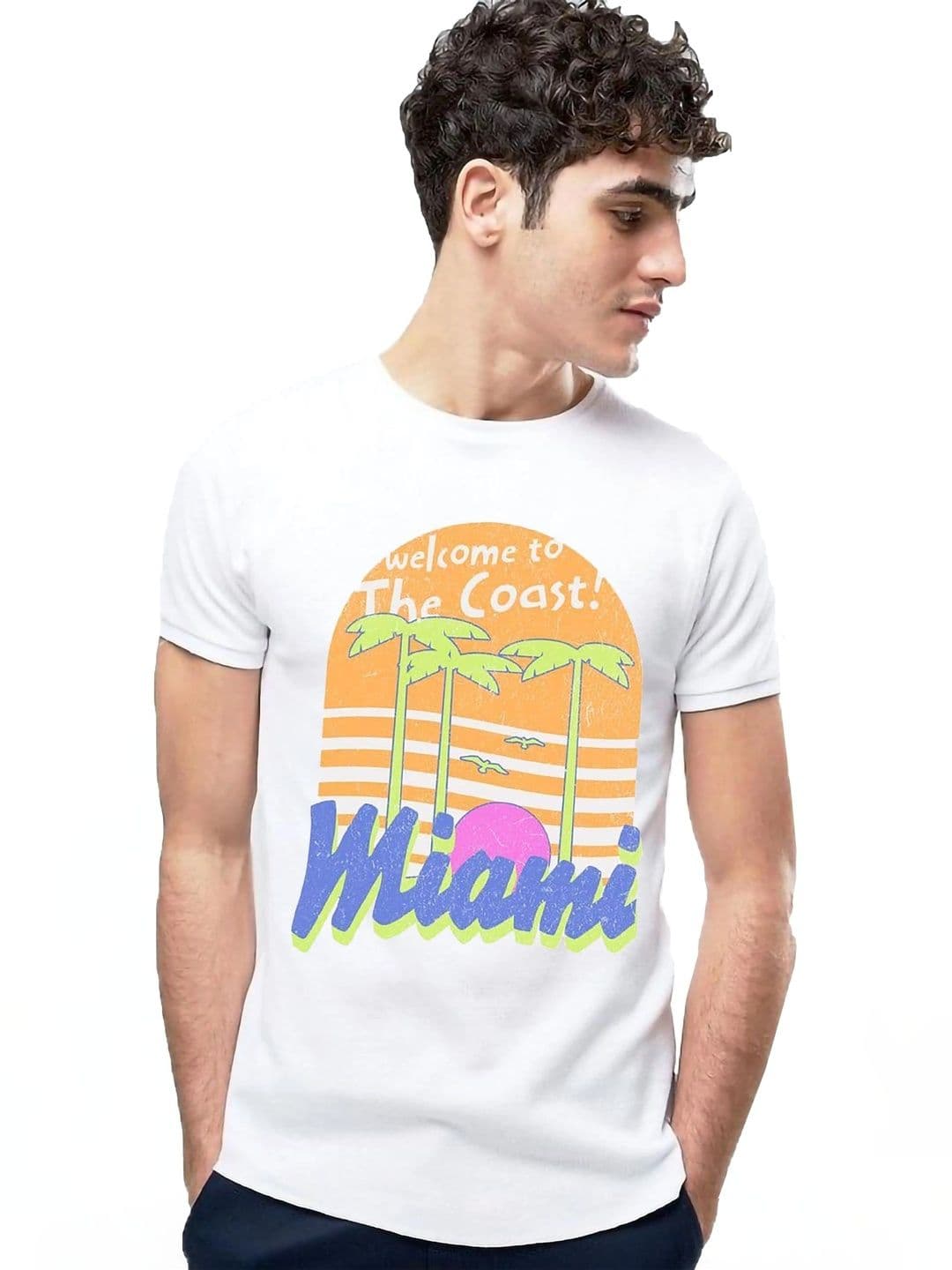 VLAM Unisex Printed Slim Fit T-shirt - view 1