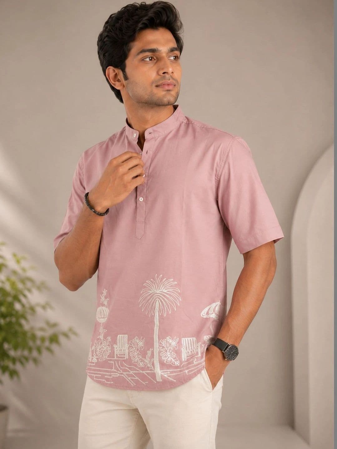 KLYZEE Men Classic Printed Casual Shirt - view 1