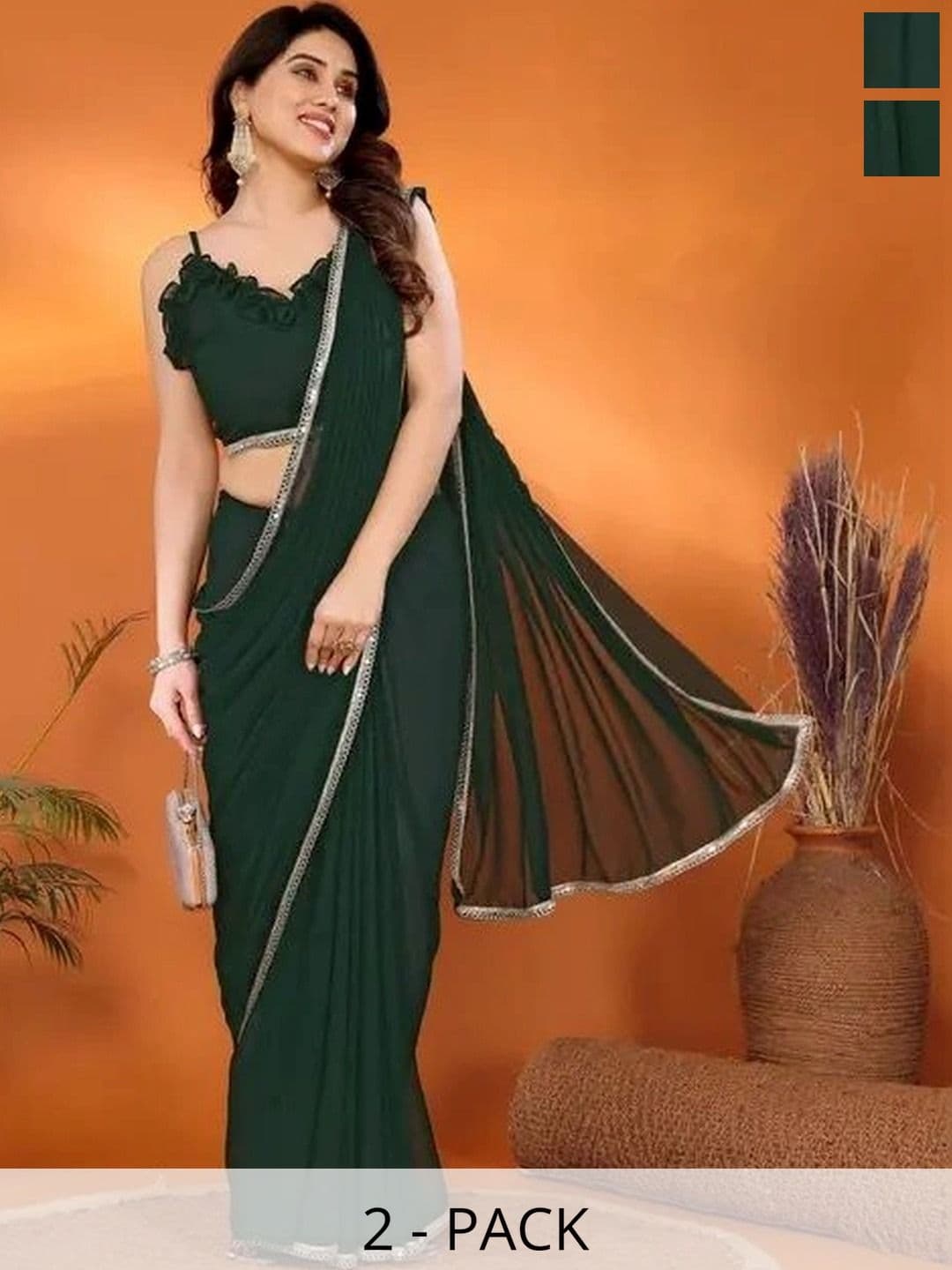 Moda Rapido Pure Georgette Saree - view 1
