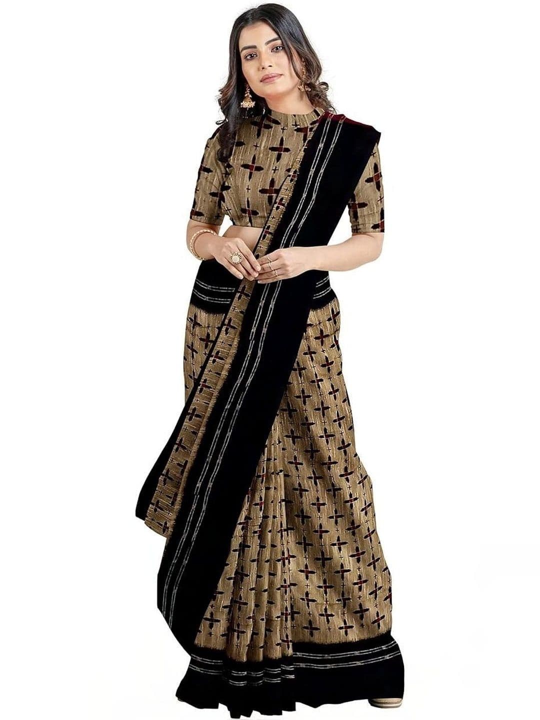 SHREE HARI HANDLOOM SAREE Pure Cotton Sambalpuri Saree - view 1